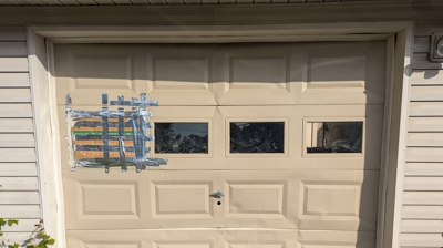Old damaged door Photo