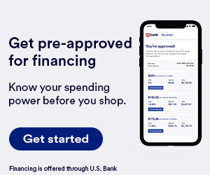 ProLift Garage Doors of Johnson County Now Offers Financing.  Click this image to get pre-approved!  Financing is offered through U.S. Bank